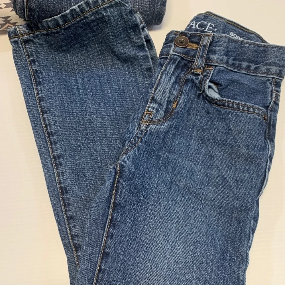 Bundle Deal- The Children's Place Burgundy and Blue Skinny Jeans